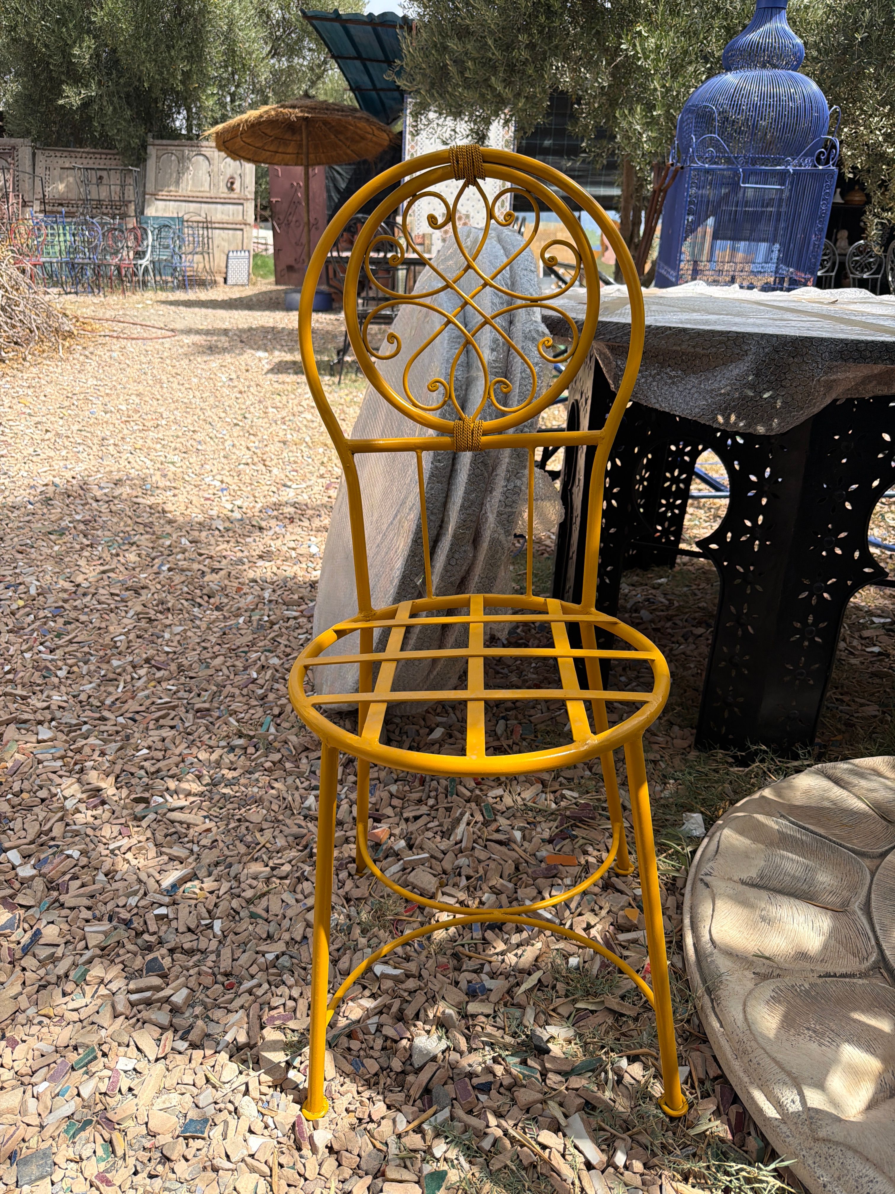 Chaises en fer forgé
